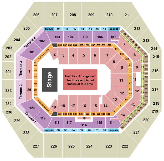 Gainbridge Fieldhouse PBR Seating Chart